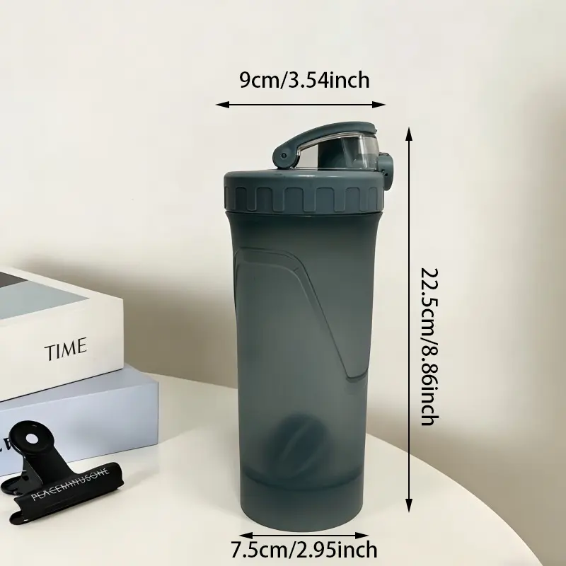 Matná matná fľaša na proteínový šejker