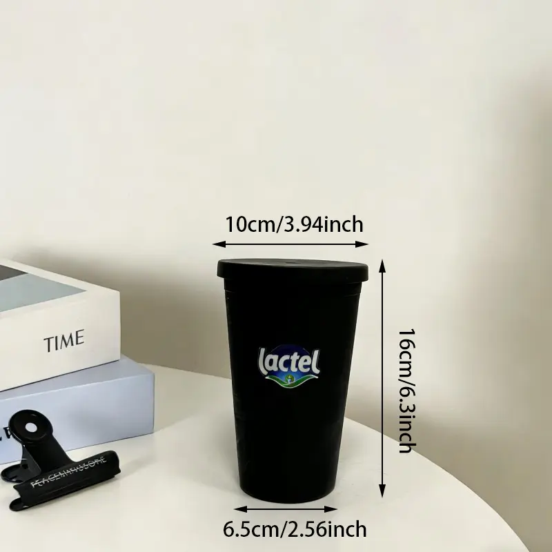 Matte Purple Reusable Plastic Tumbler